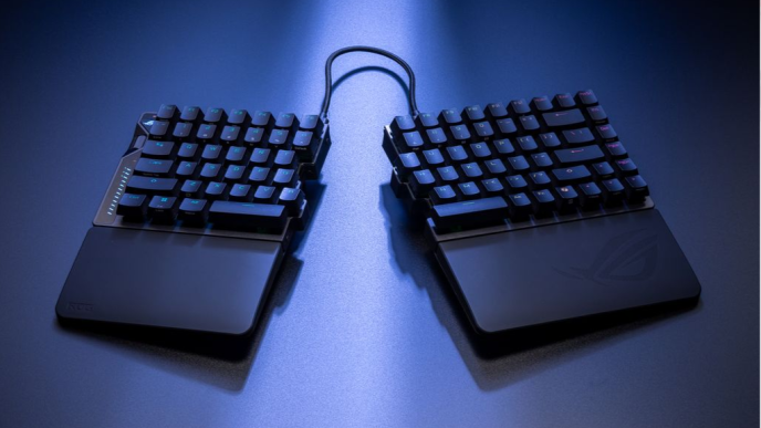 asus-a-creat-rog-falcata,-o-tastatura-de-gaming-pe-care-o-poti-rupe-in-doua