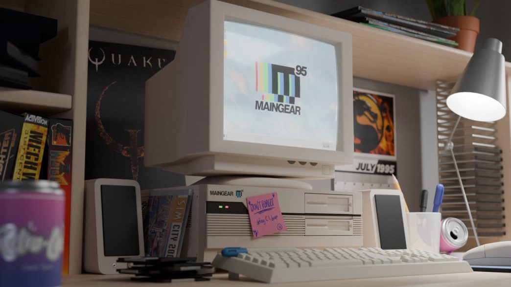 maingear-lanseaza-retro95,-un-pc-in-care-nostalgia-se-combina-cu-hardware-ul-high-end