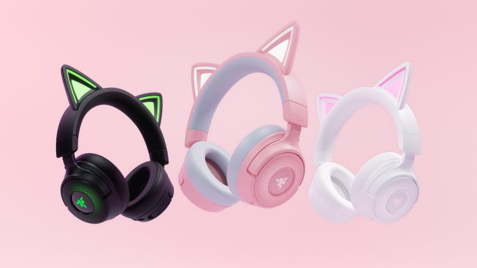 razer-lanseaza-seria-kraken-kitty-v3,-casti-de-gaming-cu-personalitate-felina-si-functii-moderne