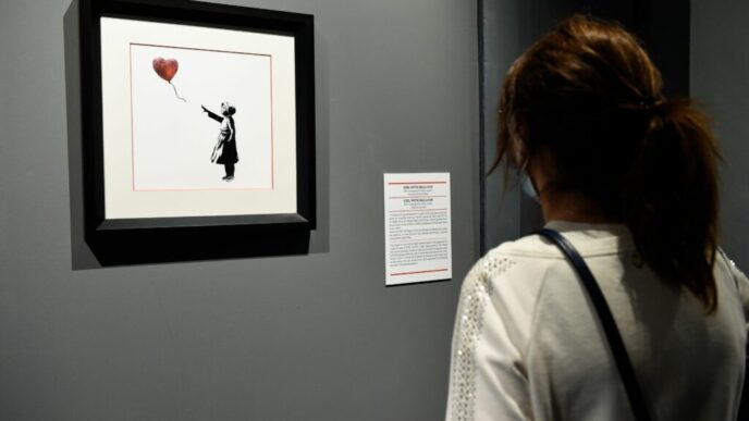 un-barbat-care-a-furat-o-pictura-a-lui-bansky-din-londra,-condamnat-la-13-luni-de-inchisoare