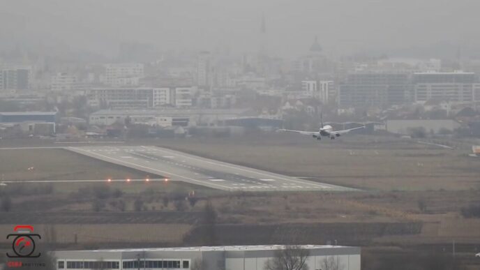 vantul-din-cluj-i-a-obligat-pe-piloti-sa-recurga-la-manevre-extreme.-„crabbing”-executat-pe-rafale-de-pana-la-31-de-noduri