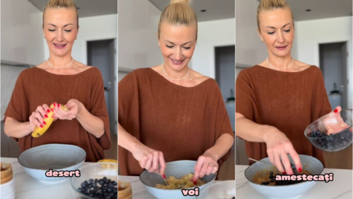 cum-pregateste-elwira-petre-o-reteta-sanatoasa-de-briose-cu-afine-si-banane,-pentru-un-mic-dejun-slab-caloric