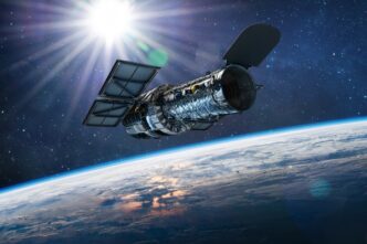 descoperire-spectaculoasa:-hubble-a-identificat-o-galaxie-aproape-invizibila-dominata-de-materie-intunecata