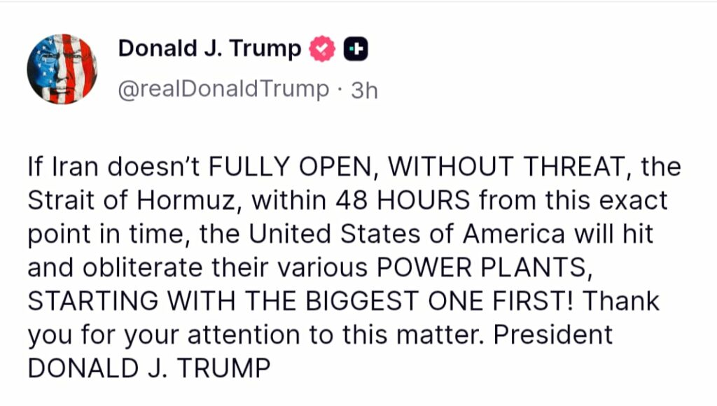 ultimatum-pentru-iran:-48-de-ore-pentru-redeschiderea-stramtorii-hormuz
