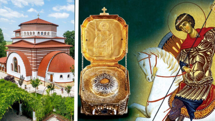 pelerinaj-istoric,-pentru-prima-data-in-romania.-capul-sfantului-mare-mucenic-gheorghe-va-fi-adus-de-la-muntele-athos-la-manastirea-pantocrator-din-draganesti-vlasca