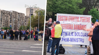 in-paralel-cu-sedinta-psd,-tabara-#rezist-se-mobilizeaza.-cativa-oameni-au-ajuns-in-piata-victoriei